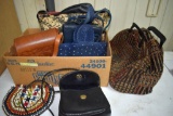 Assortment of handbags