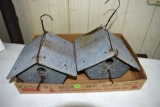 2 Galvanized bird houses