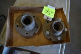Pair of 5 on 5 Wheel hubs