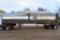 1981 Walker Stainless Steel 6700 Gal. Semi Manure Tanker, Tandem Axle, Spring Ride,