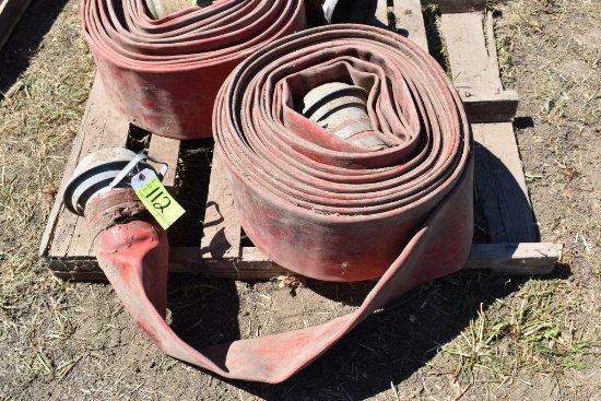 6" x 93' Manure Hose With Fittings