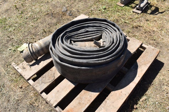 6" x 98' Manure Hose With Fittings