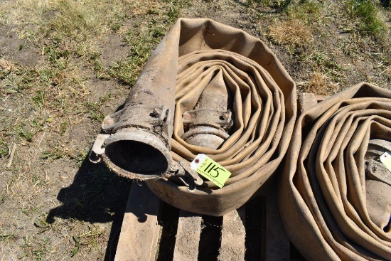 6" x 49' Manure Hose With Fittings