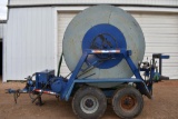 Hydro Engineering Tandem Axle Hose Reel, Hydraulic Drive, 12x16.5 Tires, With (2) 660' Drag Line