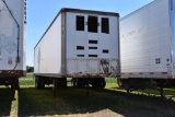 1986 Semi Van Trailer 45', Tandem Axle, No Title, Used For Moving Hogs On Farm