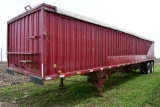 1986 Kent Steel Double Hopper Bottom Grain Trailer, 38'x96