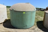 1500 Gallon Poly Tank with valve