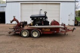 Hydro Engineering Manure Pump On Tandem Axle Trailer, Gorman-Rupp 4B4A20A-B Pump,