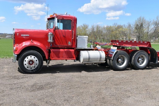 1974 Kenworth W925 Day Cab Semi, 855 Cummins, 13 Speed, Aluminum Rims,