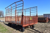 H & S 9'x 16' Steel Bale Throw Rack, 8 Ton Gear