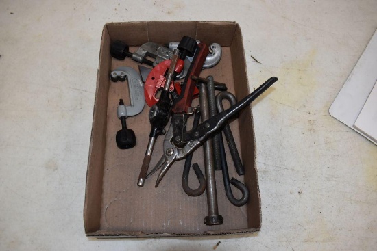 Assortment OF Pipe Cutters & Tin Snips