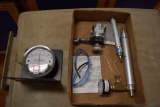 Air Cylinders (one with meter), Magnehelic and more