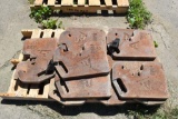 (12) Allis Chalmers Front Tractor Weights, selling 12 x $