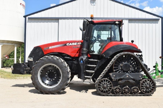 2016 Case IH 340 Magnum Row Track MFWD 1478 Actual Hours, 18 speed Power Shift, Left Hand Reverser,