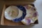 Bavaria Double Handle Plate, Flow Blue Plate, Porcelain Bowl