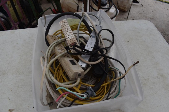 assortment of electrical cords and supplies, located in Building 94