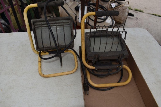 (2) work lights , located in Building 94