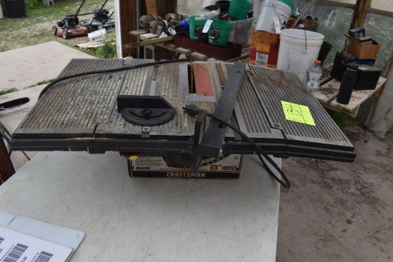 Craftsman 8" table saw , located in Building 94