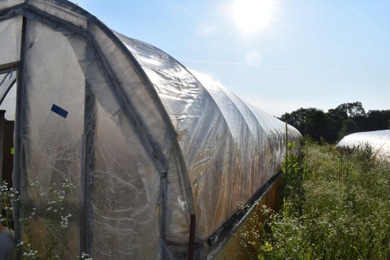 14'x96' hoop greenhouse with fan, Buyers responsible for removal, must be removed by