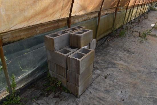 Assortment of cinder blocks, located in GH 193