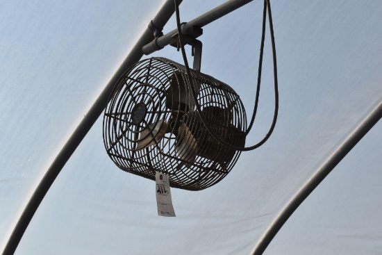 12" hanging fan , located in GH 197