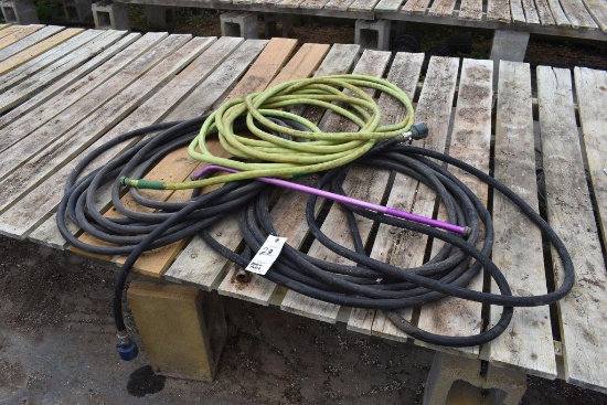 3 garden hoses, located in GH 9