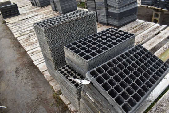 Assortment of plastic plant trays, located in GH 24