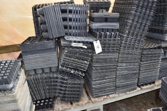 Large assortment of plastic plant trays, located in GH 24