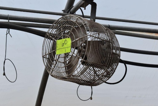 12" hanging fan, located in GH 52