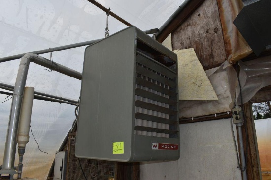 Modine Model PAE175AC natural gas hanging heater 175,000 max btu input, located in GH 71