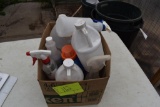 box of cleaning supplies, located in Building 94