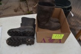 2 pair of rubber boots sizes 8 and 10, located in Building 94
