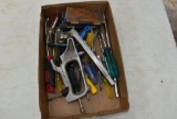 Skew drivers, drivers, and screw driver bits, located in Building 94