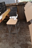 (3) Metal framed stools, located in Building 94