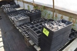 Laree amount of planting trays, some damaged , located in GH 197