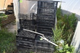 Plastic carrying crates