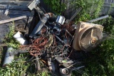 Metal scrap pile