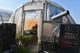 14'x72' hoop greenhouse with fan, Buyers responsible for removal, must be removed by