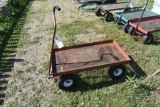 Four Wheeled Orange Garden Cart 20