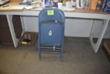 (2) Folding Chairs , located in retail building