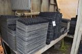 Large assortment of plastic plug trays, located in GH 24