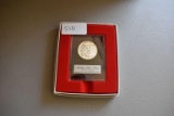 First Christmas Franklin Mint Holiday Medal, 1976, Sterling Silver Proof