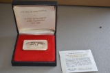 Franklin Mint Christmas1979 Guaranteed 1,000 Grains Solid Sterling Silver