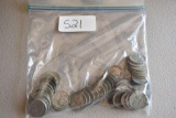 (53)Jefferson Head Nickels 40's, 50's, an 60's