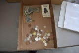 Assortment of Foreign Paper Money And Foreign Coinage