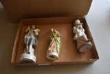 (3) Porcelain Figurines