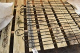 65' wooden greenhouse garden bench with germination tubes with newer Richmond hot