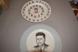 (2) John F. Kennedy Collector Presidential Plates