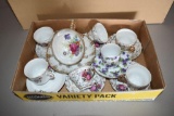 Assortment of Porcelain Cups And Saucers