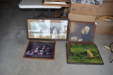 (4) Framed Pictures